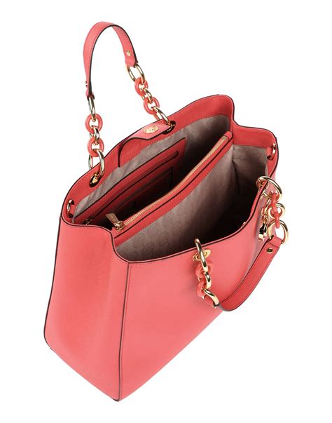 coral michael kors bag